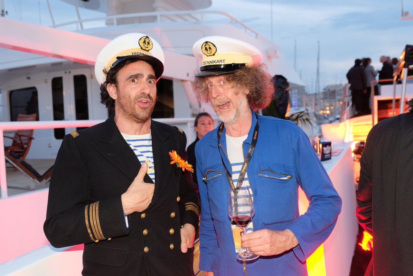Le capitaine Ulmann et le Commodore Chabot