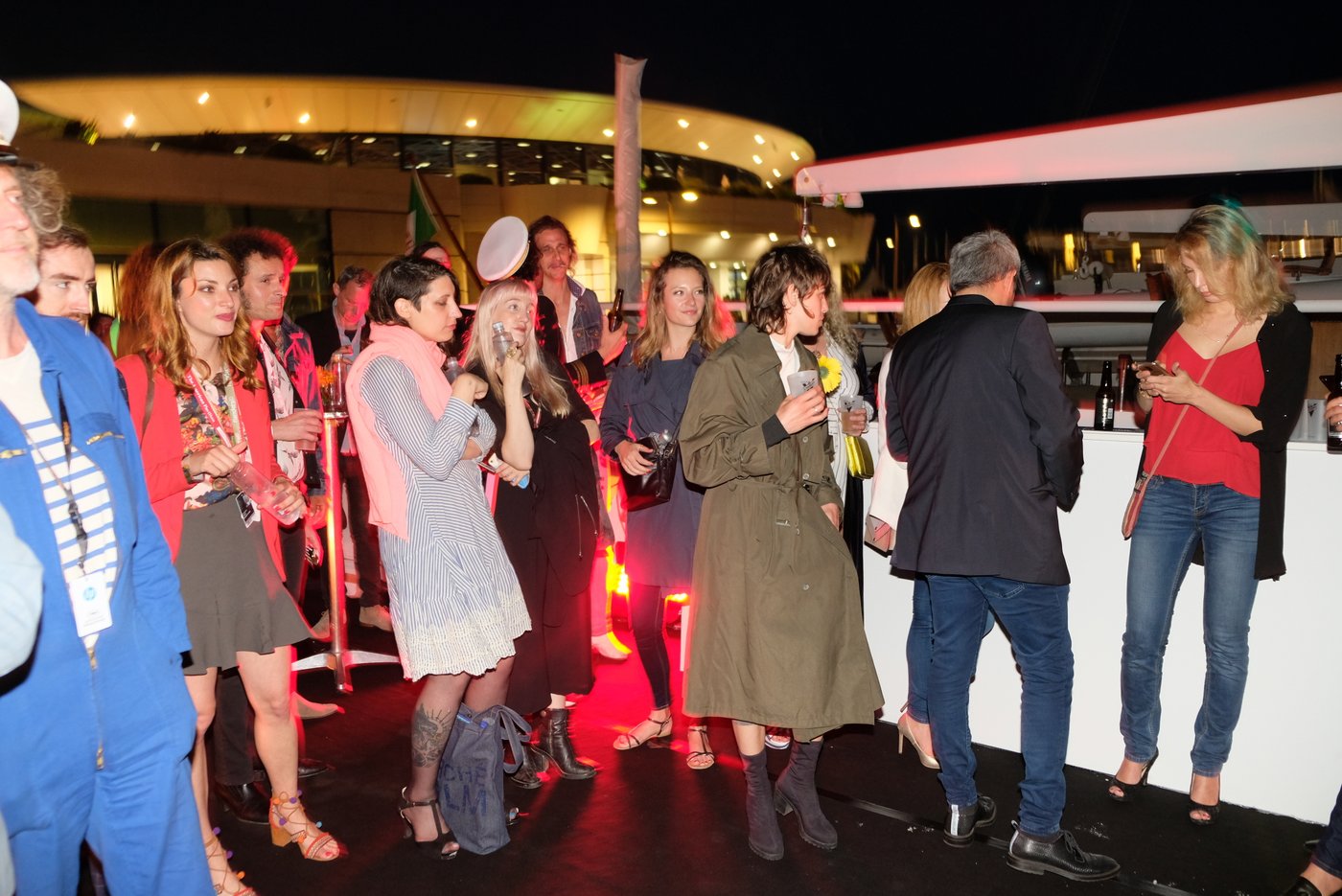 Le Techniboat est plein pour cette premiere soirée