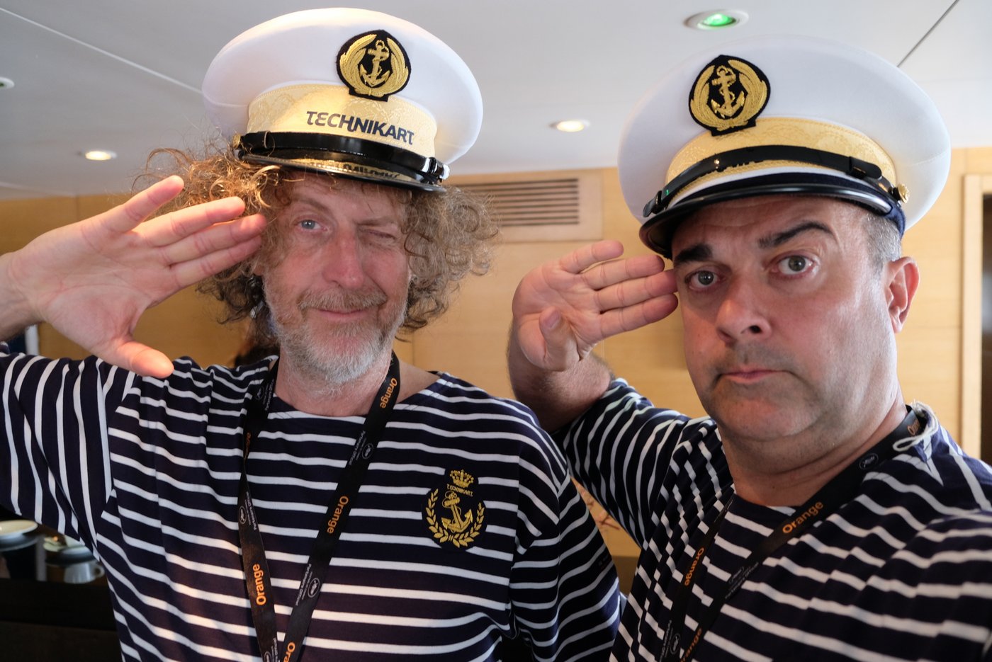 Le commodore Chabot et son fidèle Photographe