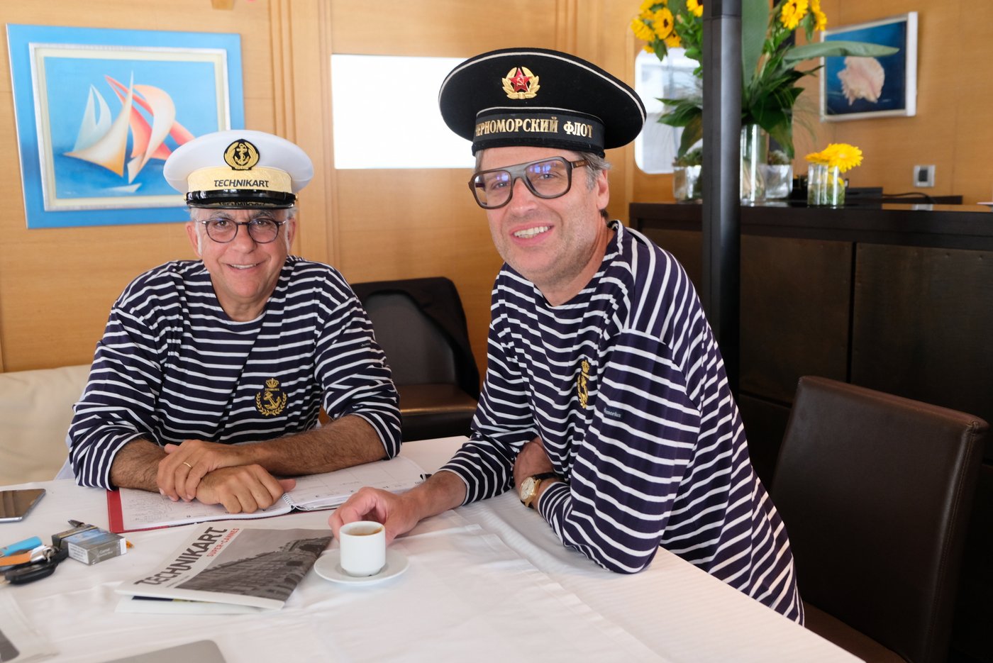 Jean Louis Guenoun et Yves de Roquemaurel