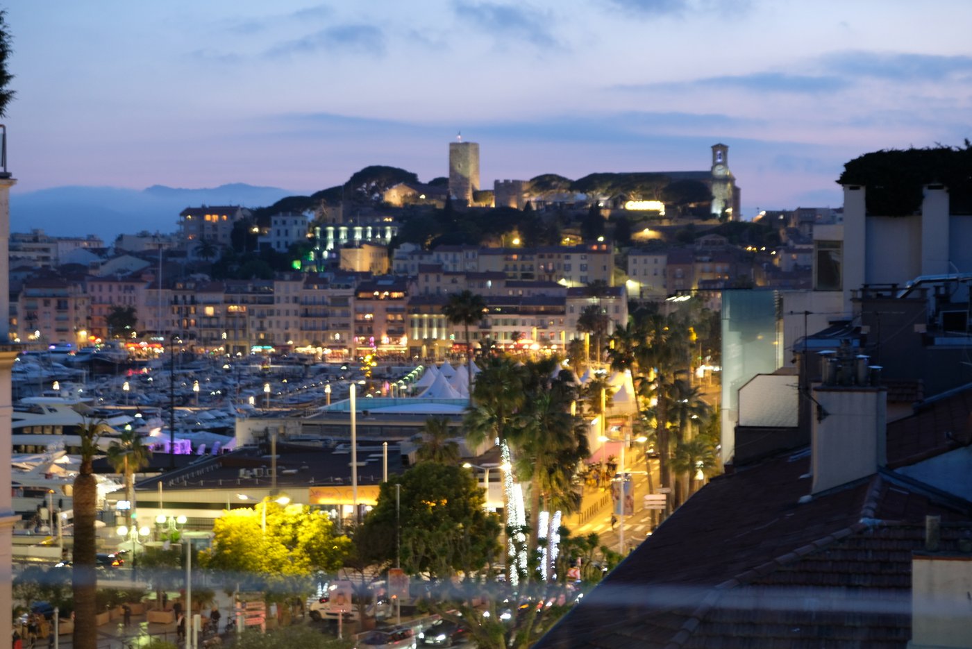 Cannes vue de haut