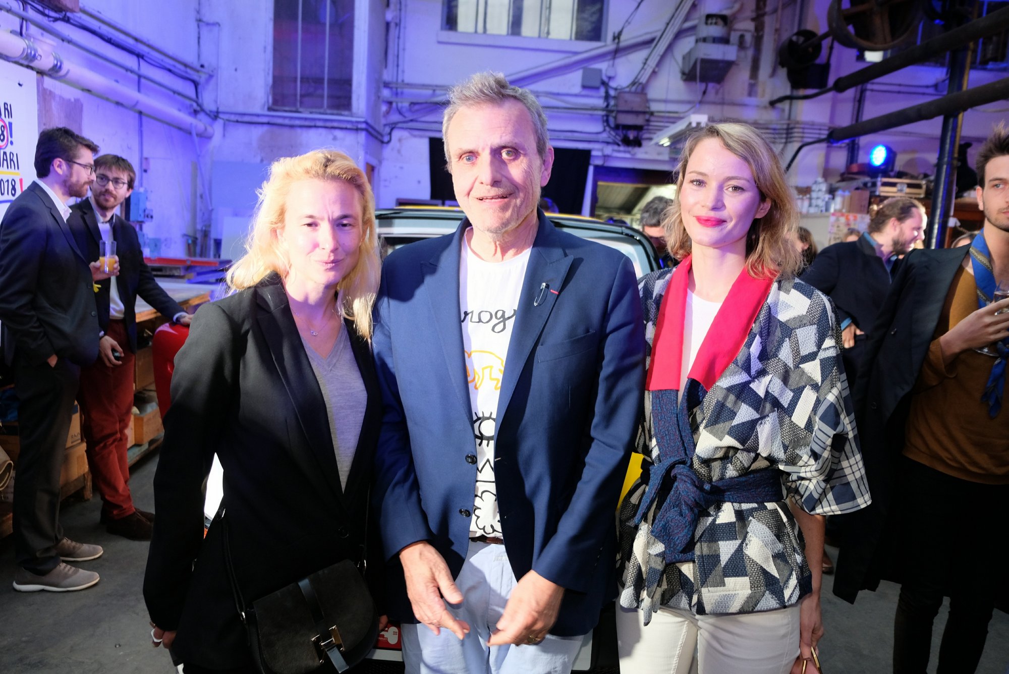 Magda Danysz, Jean-Charles de Castelbajac et Pauline de Drouas.