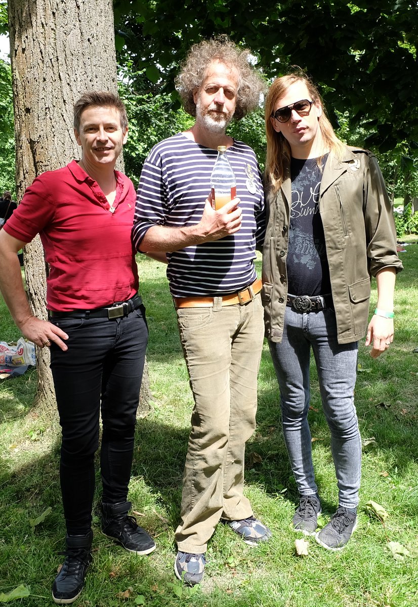 Fabrice avec Christophe Guillarmé et Thierry Marseau