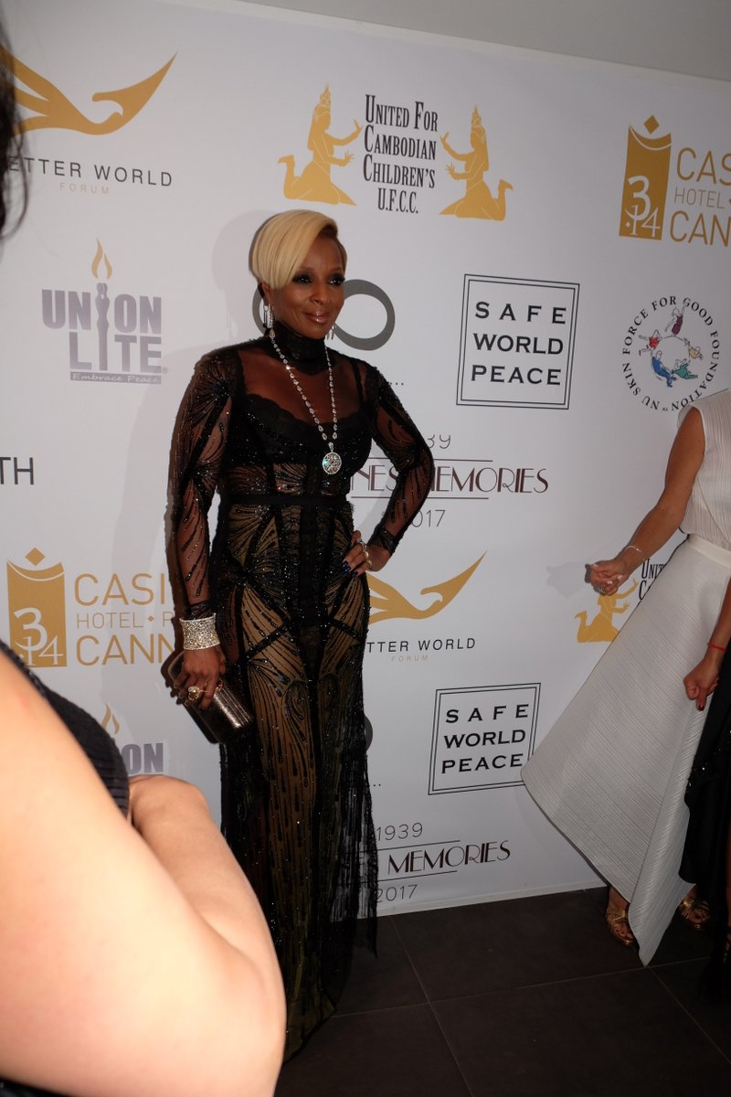 Mary J Blige au gala United for Peace