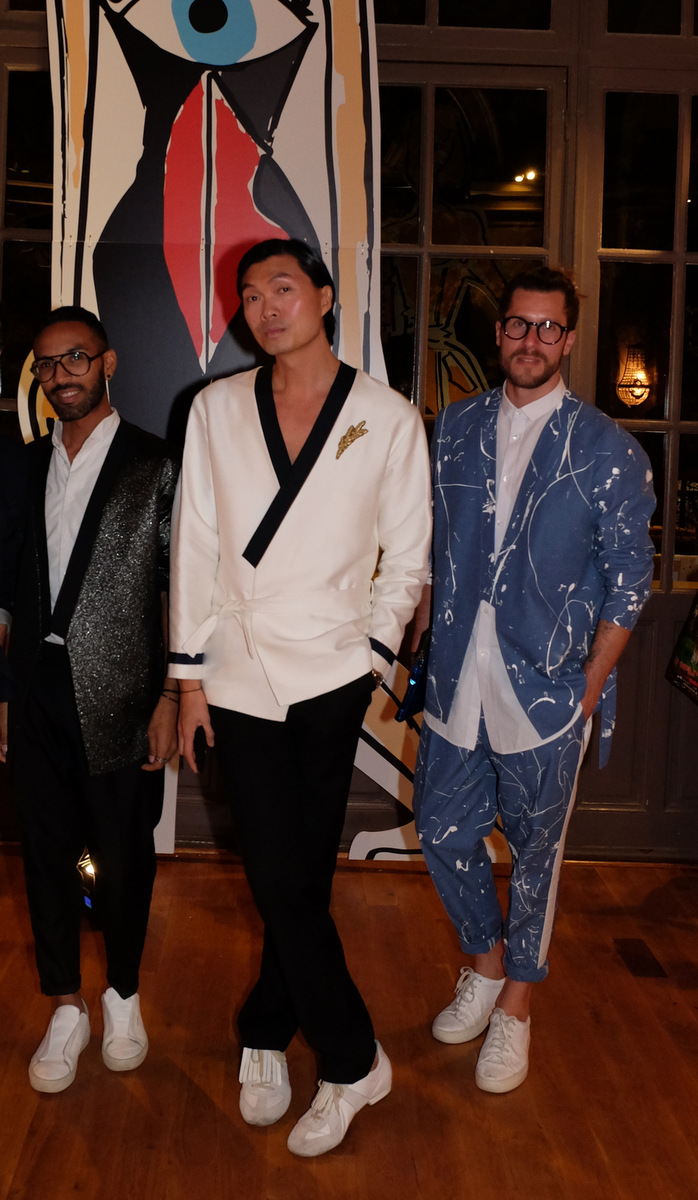 Axel Huynh , johnatan et Vilson createur des kimonos Saudade
