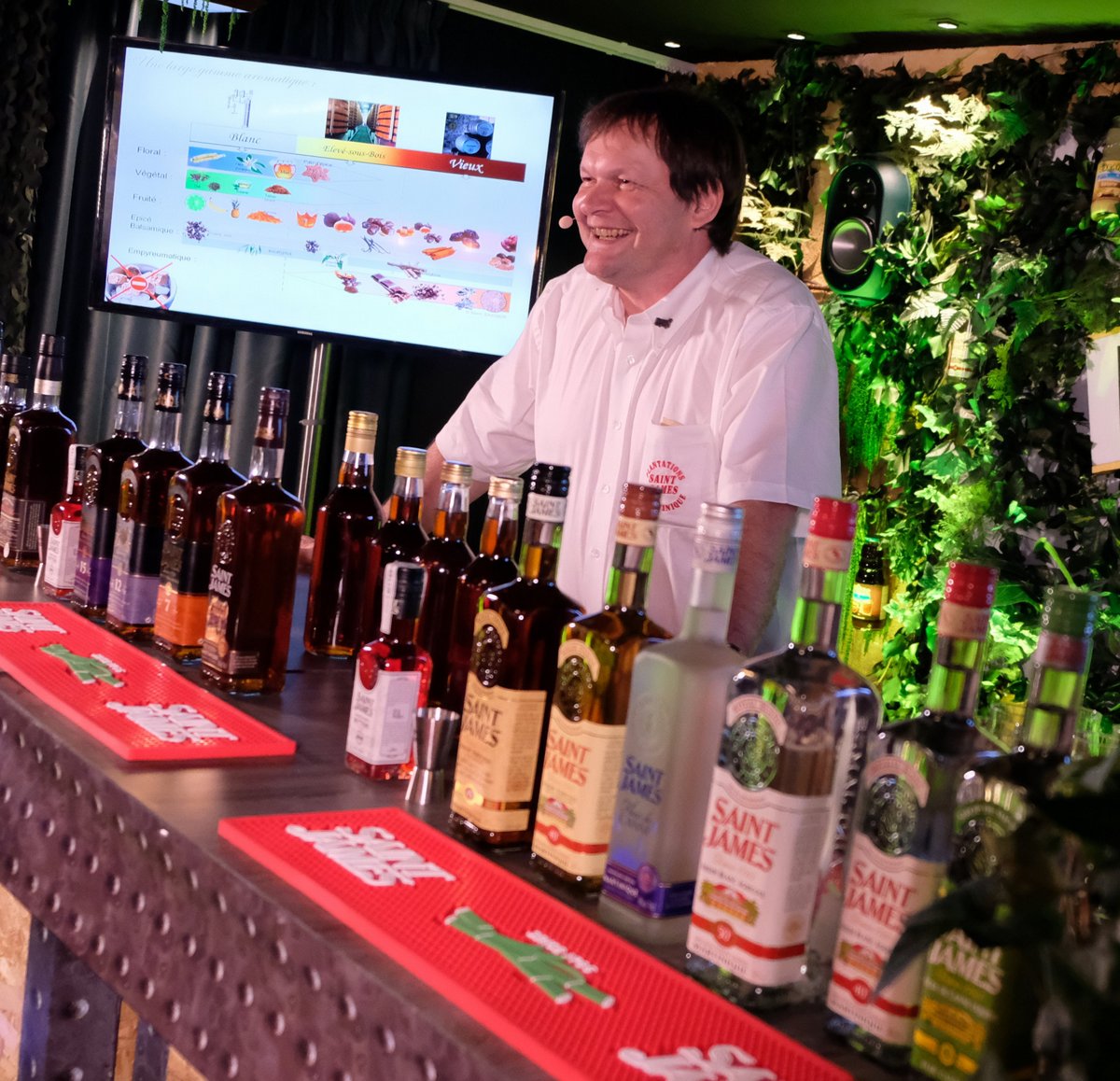 La master class de Marc Sassier Maitre rhumier St James