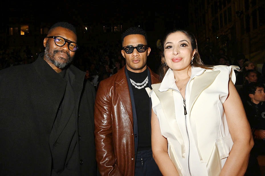 Djibril Cissé, Mohamed Ramadan bodyguardent la présidente Kahina Melchane