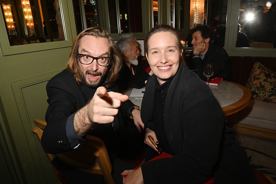 Au Vesper Room L'editeur de Davé Charles Morin et l'actrice Lilas Salet reconnaissent le Ah que coucou qui sort de mon nikon !
