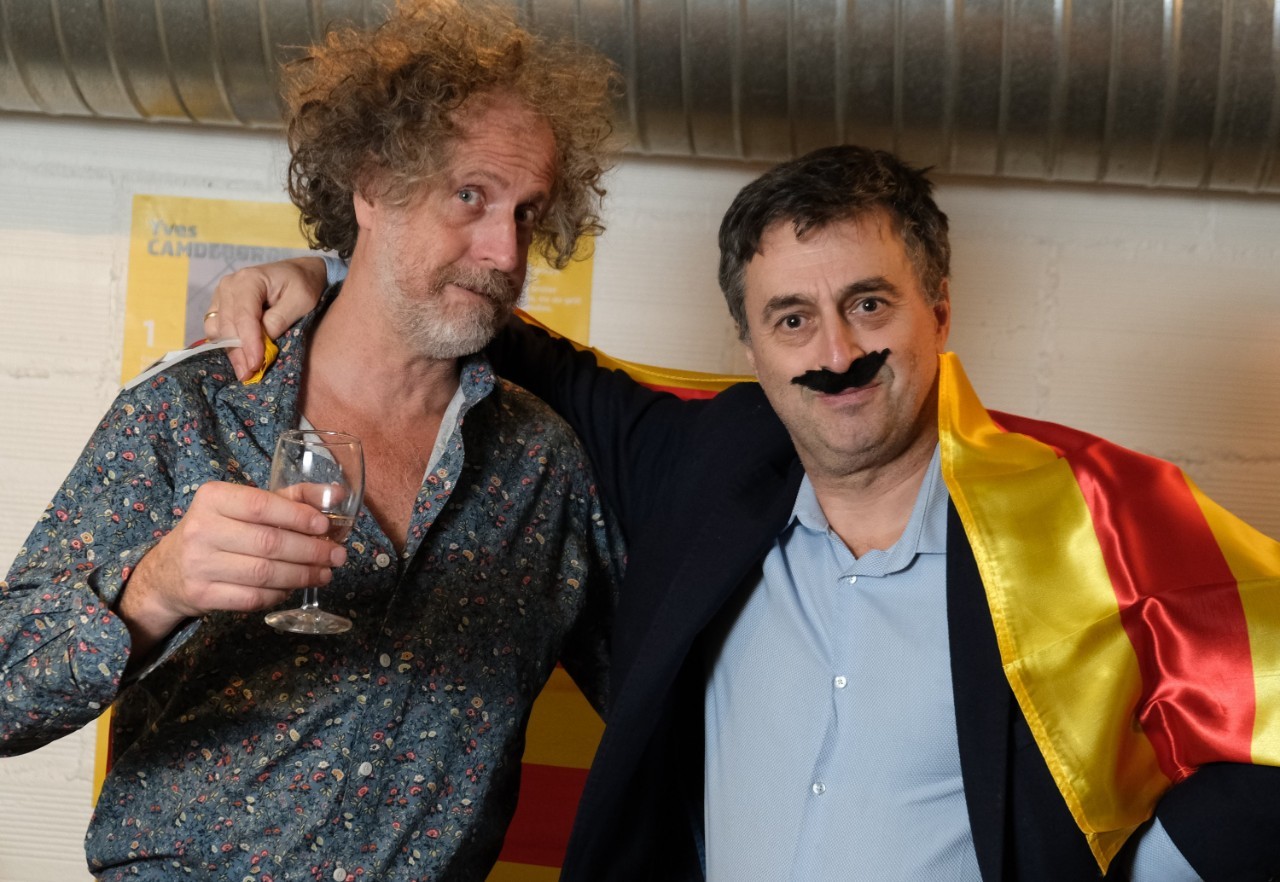Fabrice et Edouard Debroglie le créateur des restos Dans le Noir