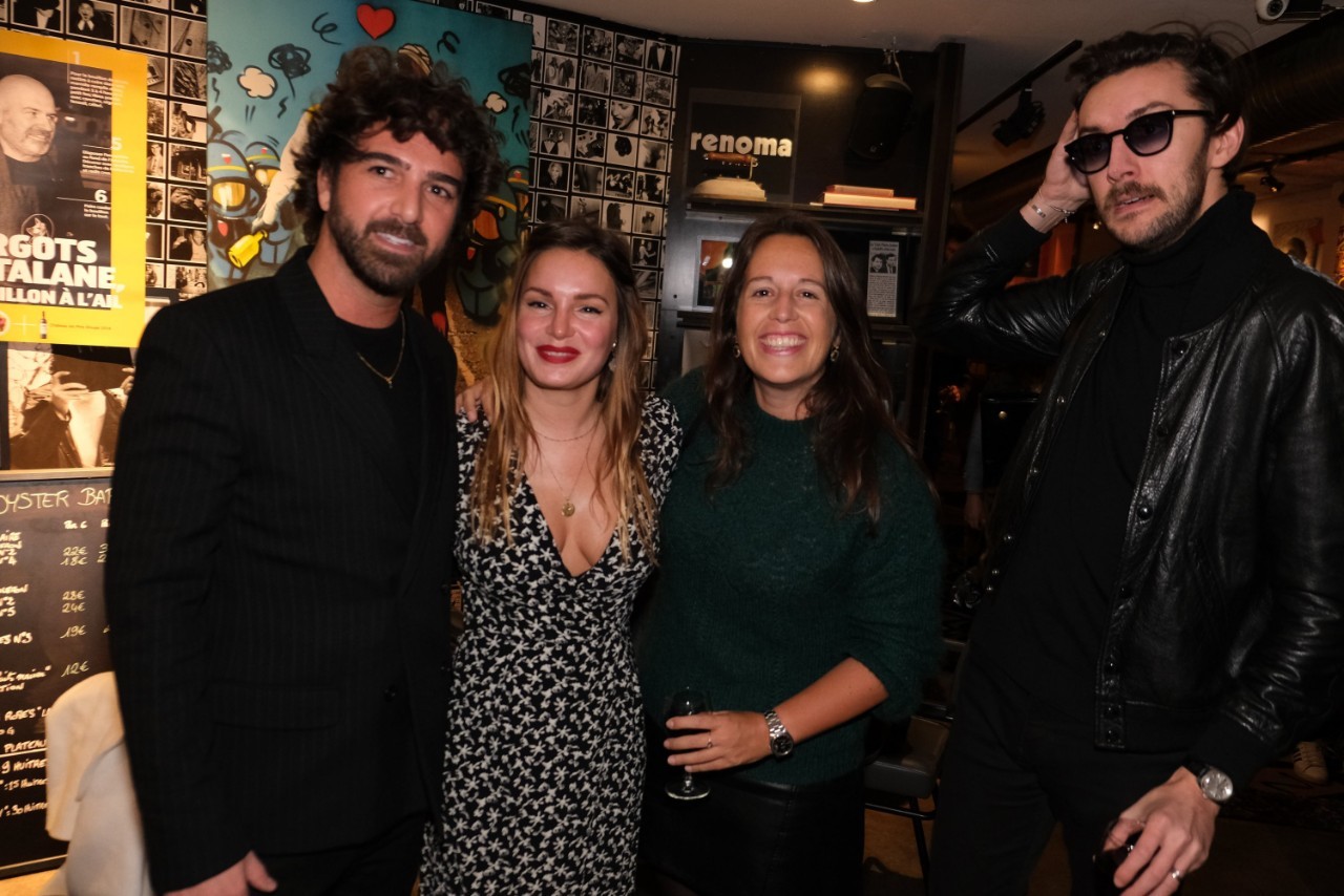 Chloé et la team Saint Laurent
