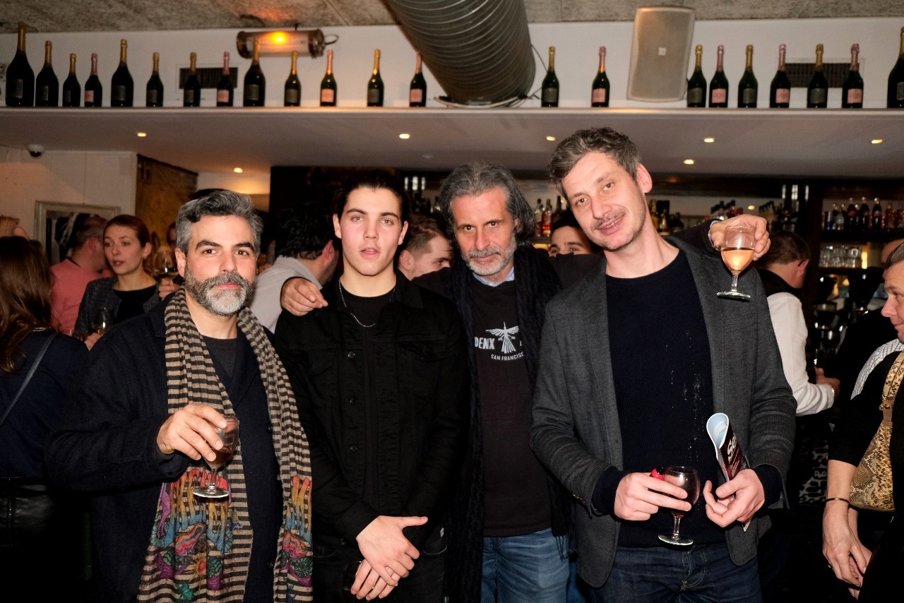 Max Malnuit et la famille Grand Seigneur, Laurence Rémila, Theirry Chapuis et Thomas Le Gourrierec