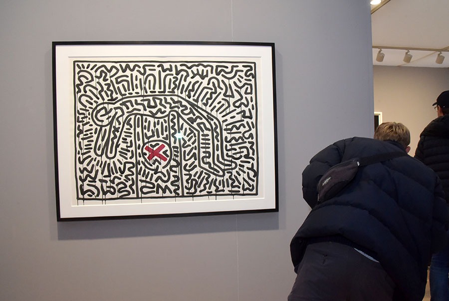 Va t il piquer ce Keith Harring des que le gardien a le dos tourné?