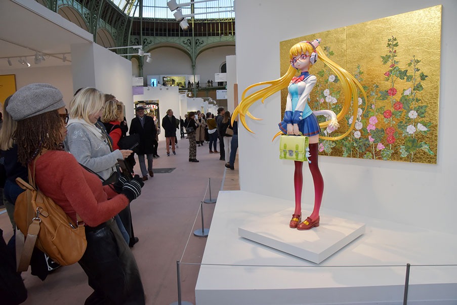 Une Barbie Clochette de Takashi Murakami chez Perrotin
