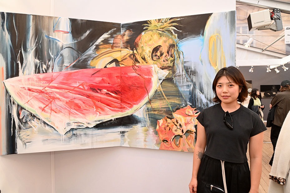 Pour Eunsae Lee Halloween c'est citrouille sculptée en hiver et tronche de pasteque en été