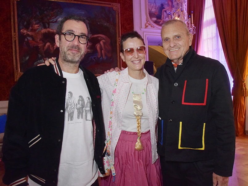 Mr Colette euh non: Philip Andelman, sen épouse Sarah Andelman et MC JCDC (traduc en franzozisch: Maitre de Cérémonie Jean Charles de Castelbajac)