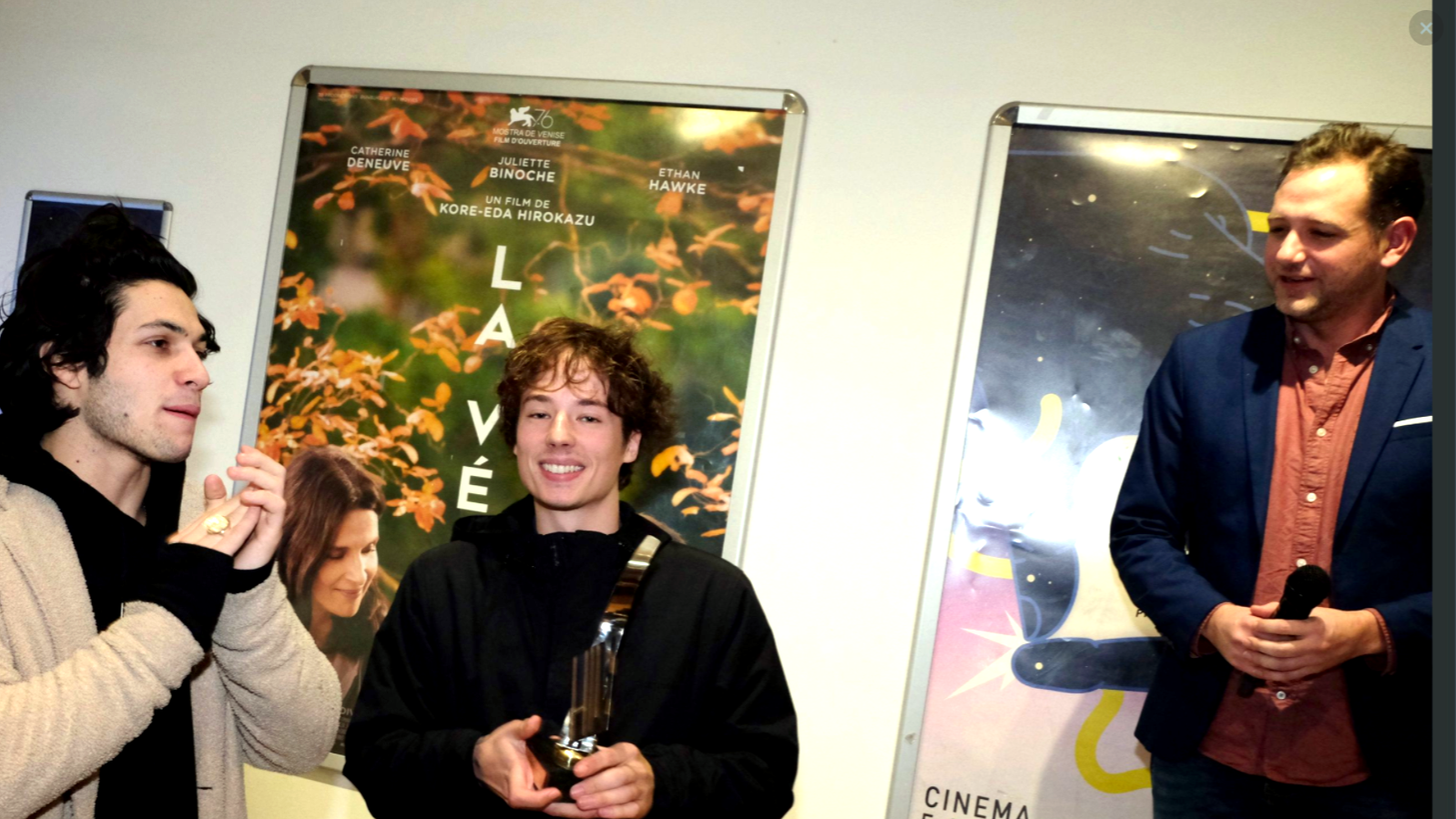Léopold Kraus et son film VIRTUEL remporte le prix du public