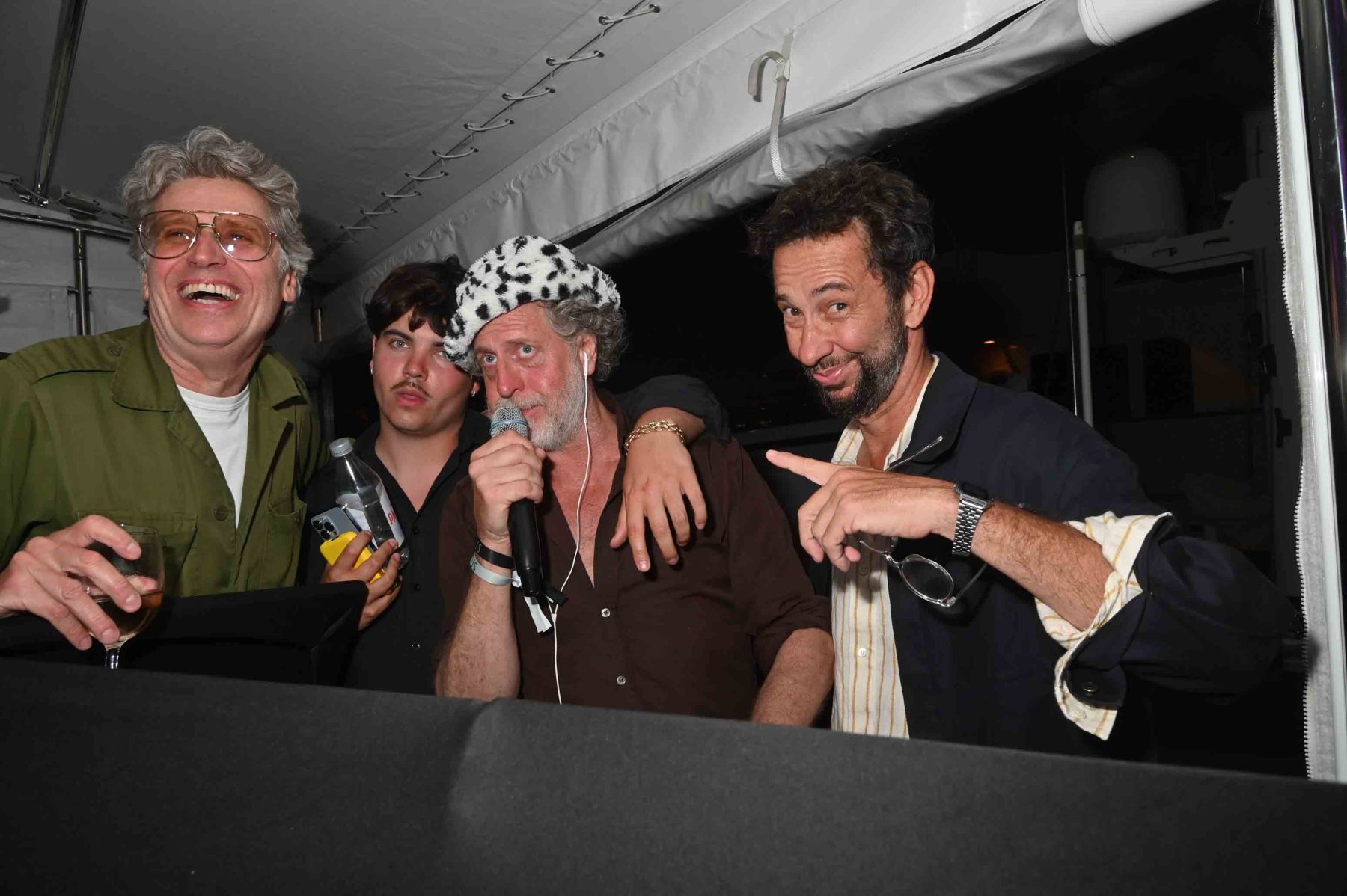 TECHNIKBOAT La Bande des 4: Yves de Roquemorel, Max Malnuit, Captain Fabrice de Rohan Chabot et Daniel Szilagyi
