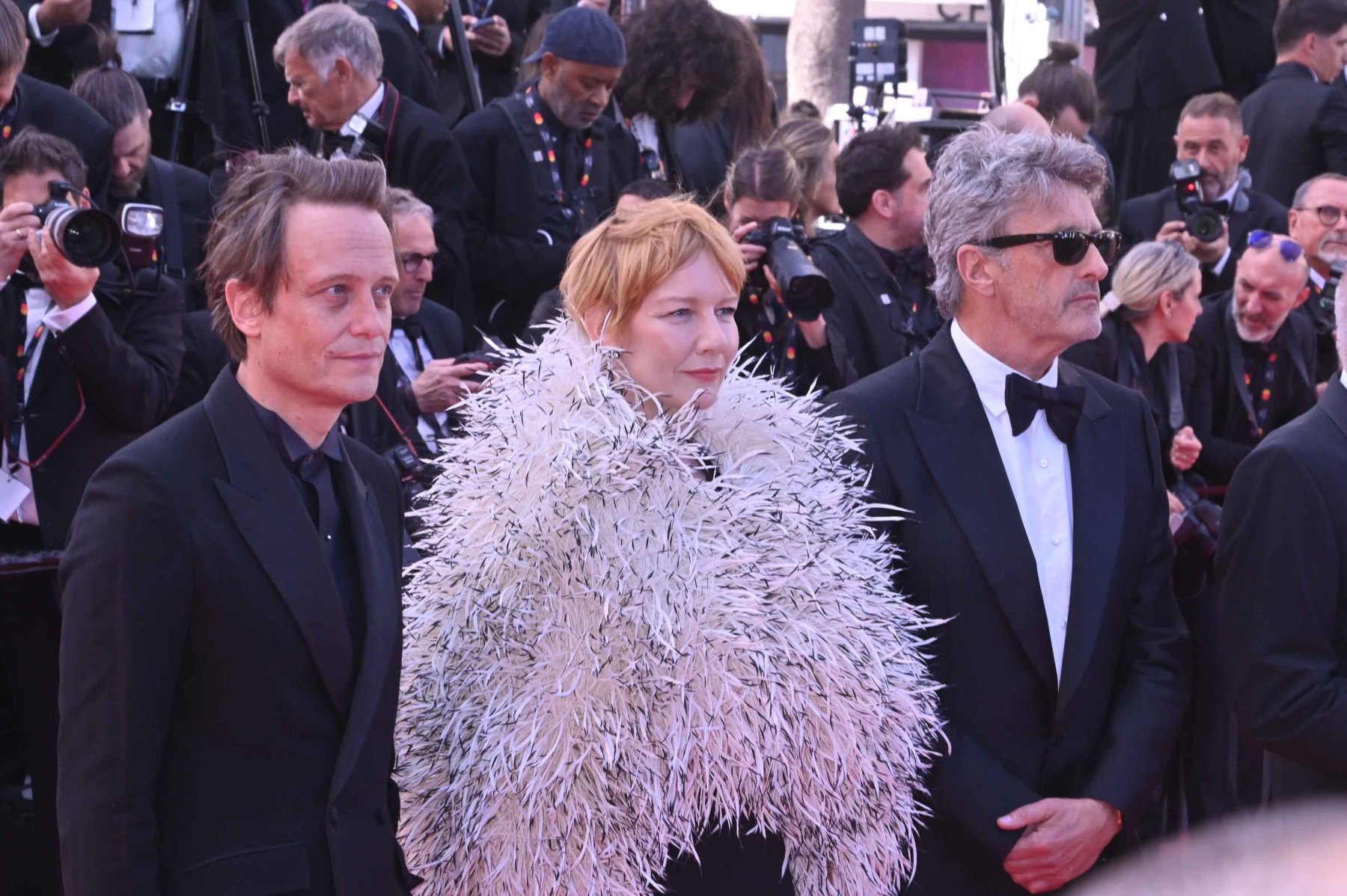 Fatherland: Sandra Hüller sandwiche entre Paweł Pawlikowski,et August Diehl