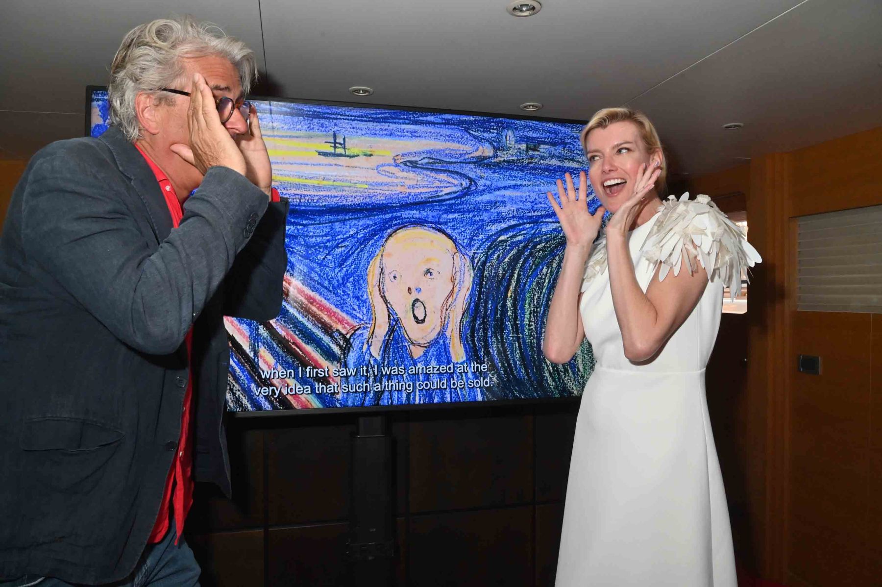 Arné Steckmest and Eugenia Kuzmina crient en Choeur