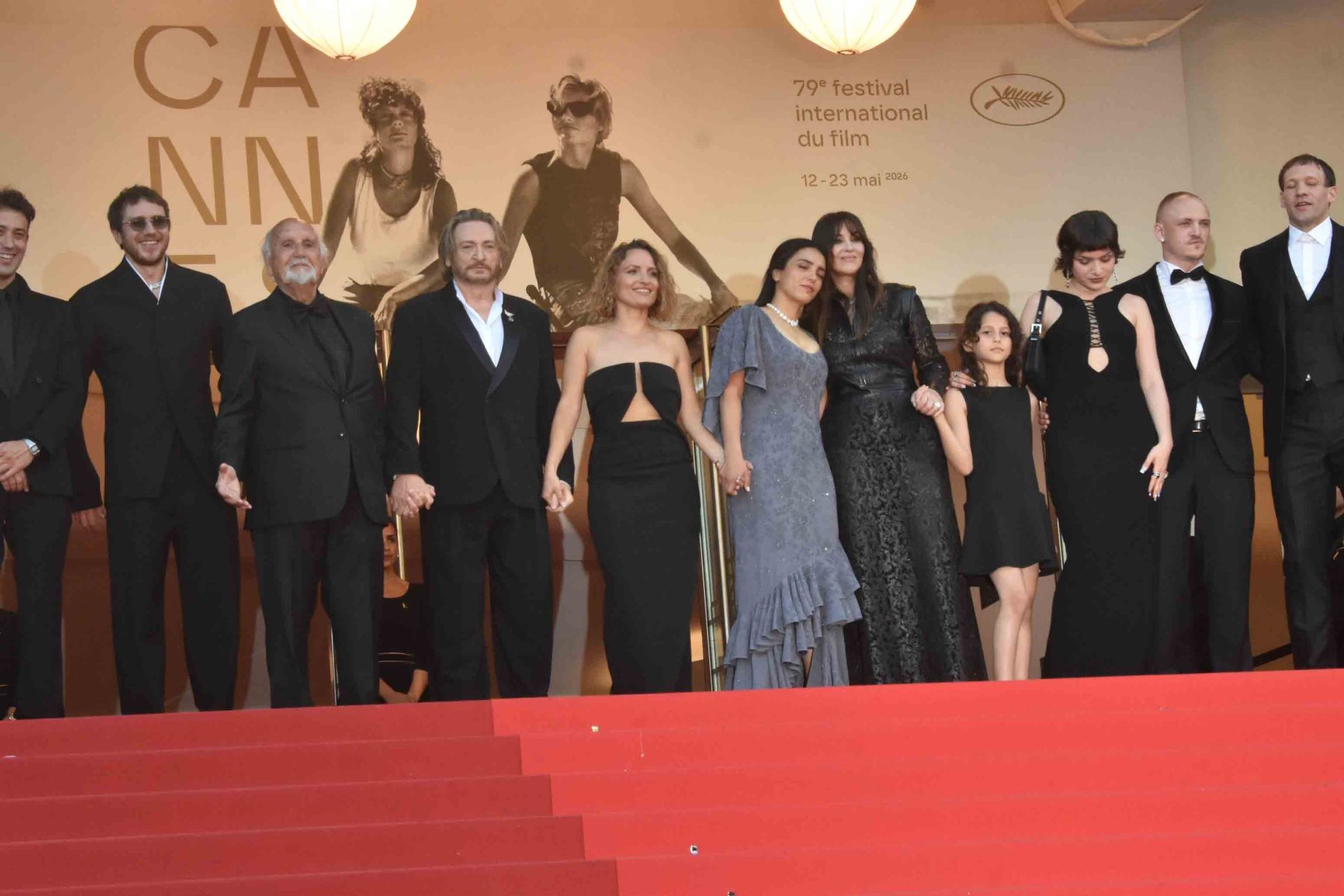 L'équipe Complète d'Histoires de La Nuit" Paul Guilhaume, Bastien Bouillon, Jean-Louis Livi, Benoît Magimel, Léa Mysius, Hafsia Herzi, Monica Bellucci, Tawba El Gharchi, Tatia Tsuladze, Alane Delhaye and Paul Hamy etc
