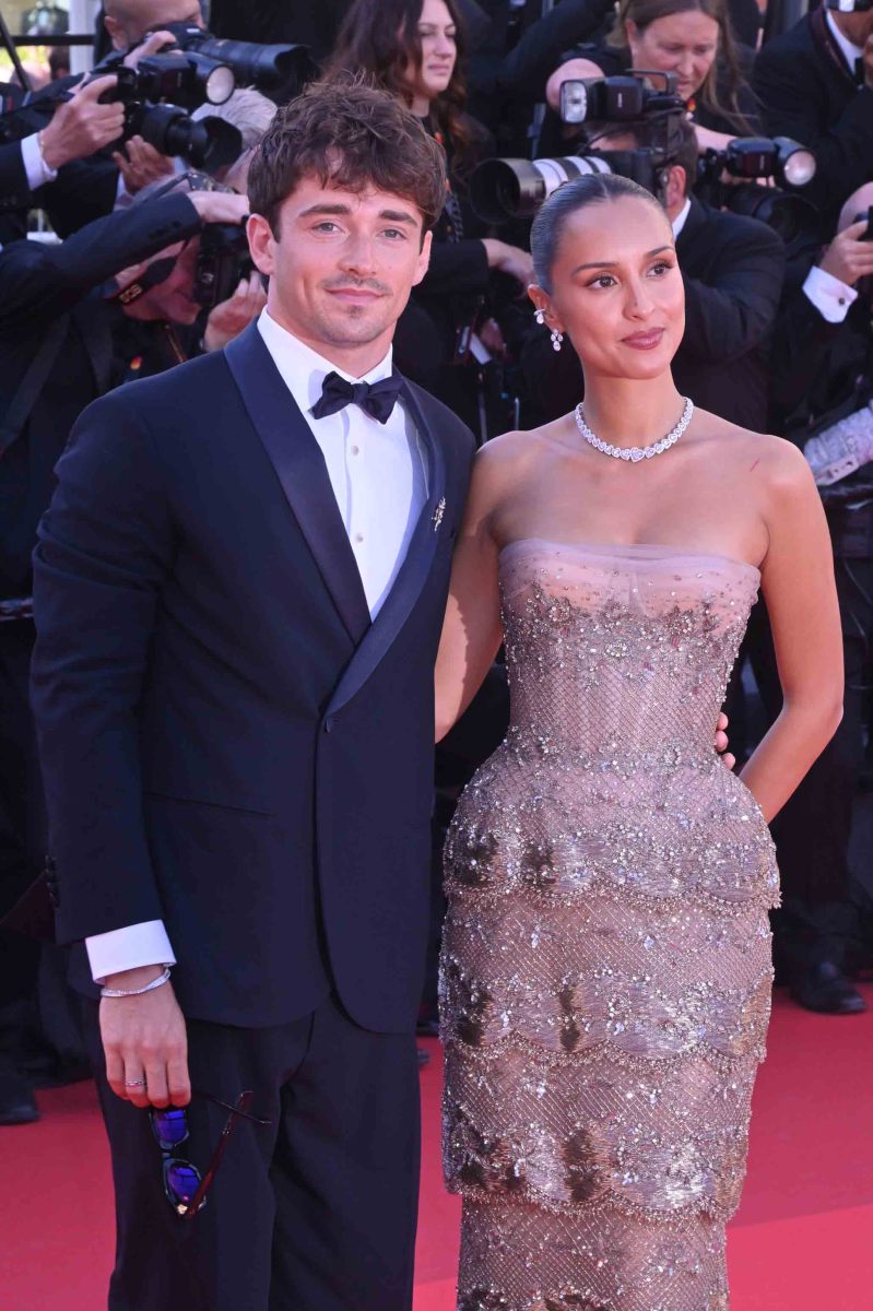 RED CARPET Mr et Mme PANZER ( Charles Leclerc et Alexandra Leclerc)