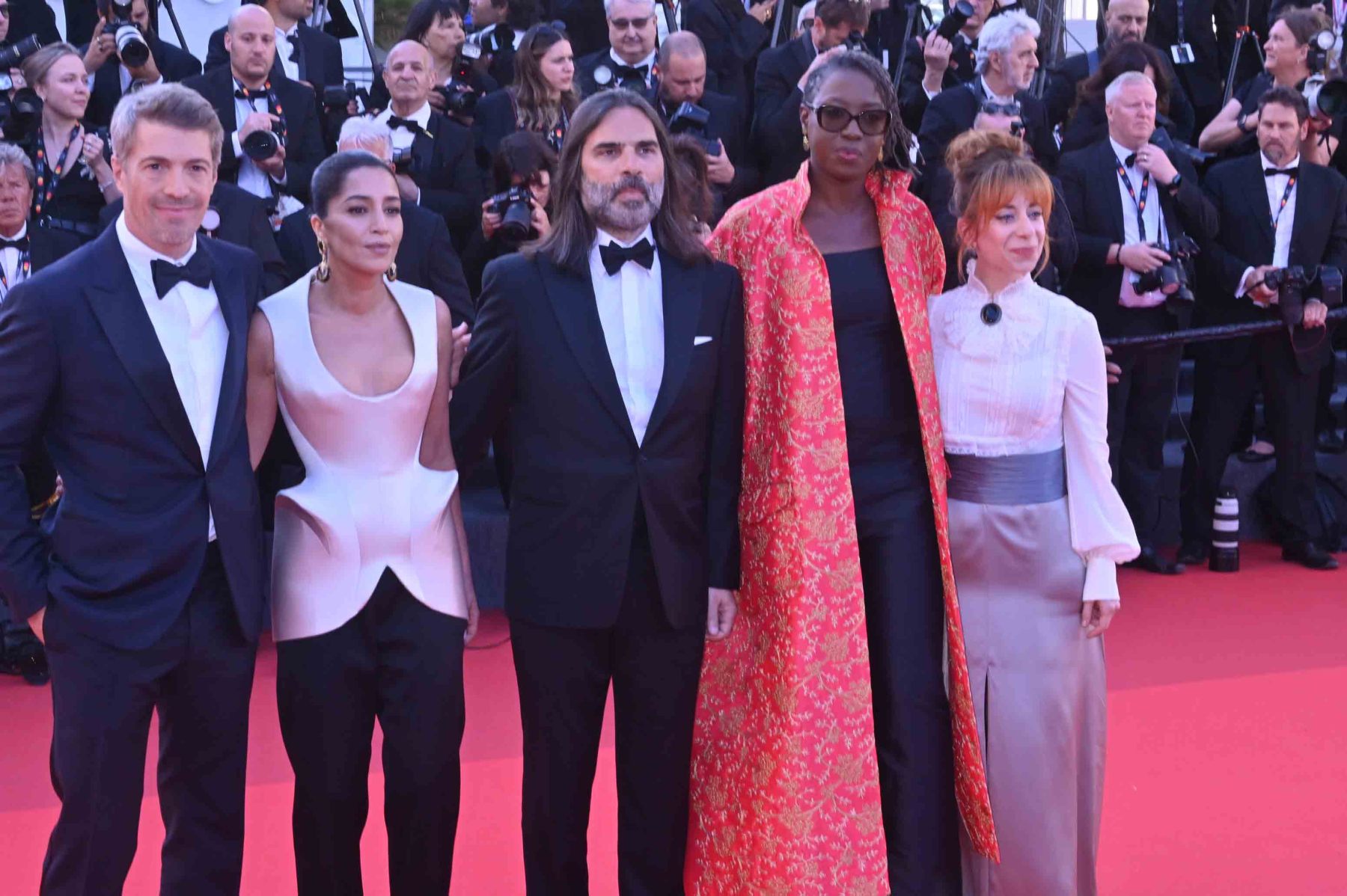 RED CARPET: Un Certain Regard Jury Members Laura Samani, Khaled Mouzanar, Leïla Bekhti, Thomas Cailley et Angele Diabang