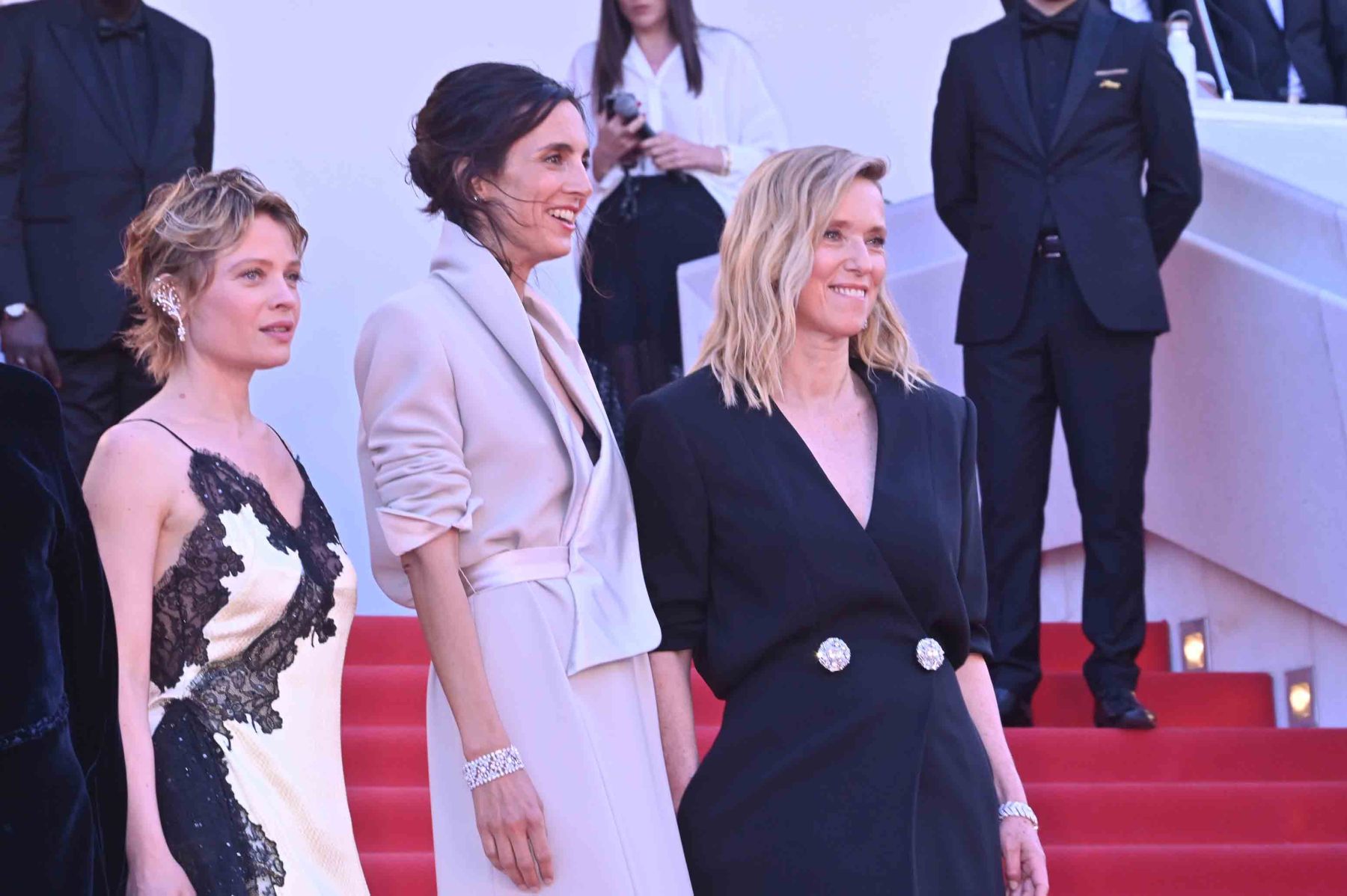 RED CARPET girls band: Mélanie Thierry,Charline Bourgeois-Tacquet, Léa Drucker