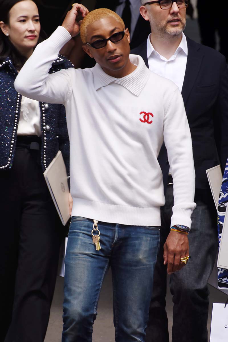 Pharrel Williams rouquine un max chez Chanel