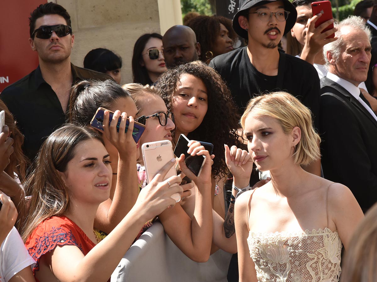 Ca selfie grave avec avec Emma Roberts