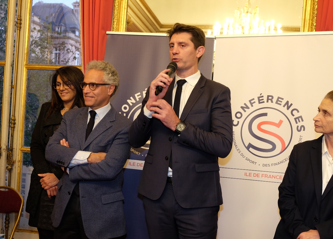 Pierre Rabadan ex rugbyman et Adjoint a la mairie de Paris évoque l'acceleration du calendrier a 450 jours des JO de PARIS 2024