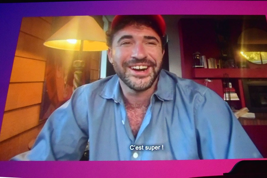 Le Grand Prix du jury va au real Jordan Firstman pour « Club Kid » il apparait pour remercier jury et public par videoconference