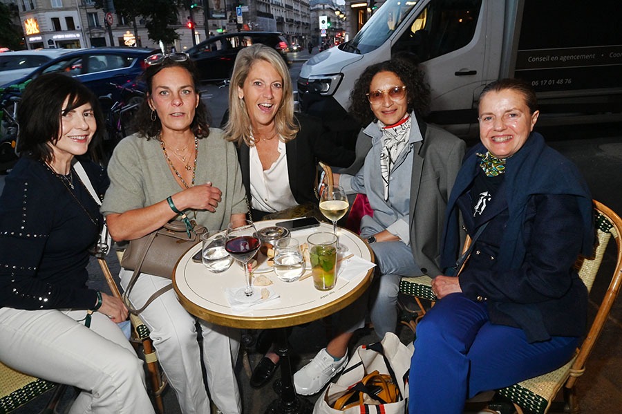 Agnes Michaux, Prouvost, une copine, et la bande à Gala Nora Sahli et Catherine Marin