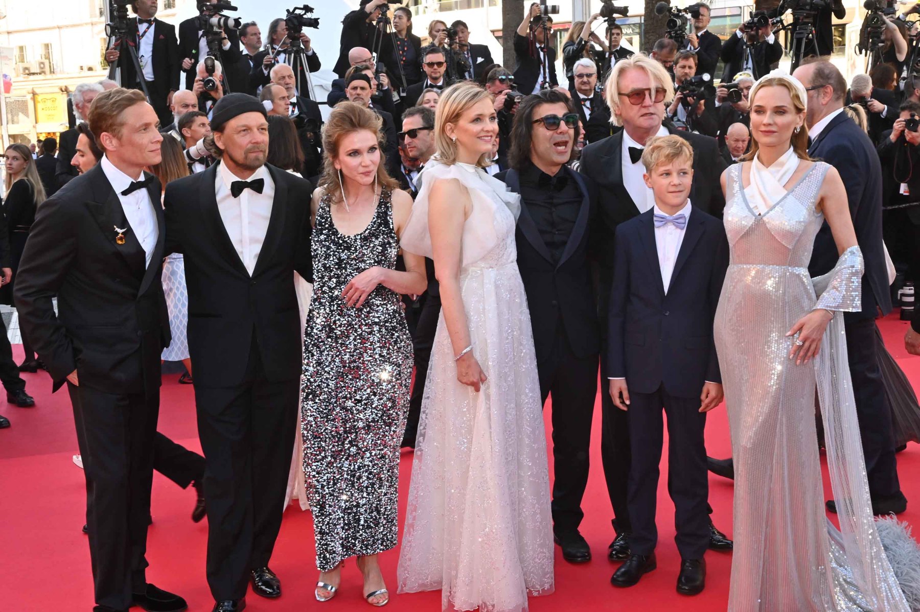 Voilà l'éqquipe d'Amrum Lars Jessen, Matthias Schweighöfer, Lisa Hagmeister, Laura Tonke, Fatih Akin, Detlev Buck, Jasper BillerbecK, Diane Kruger,