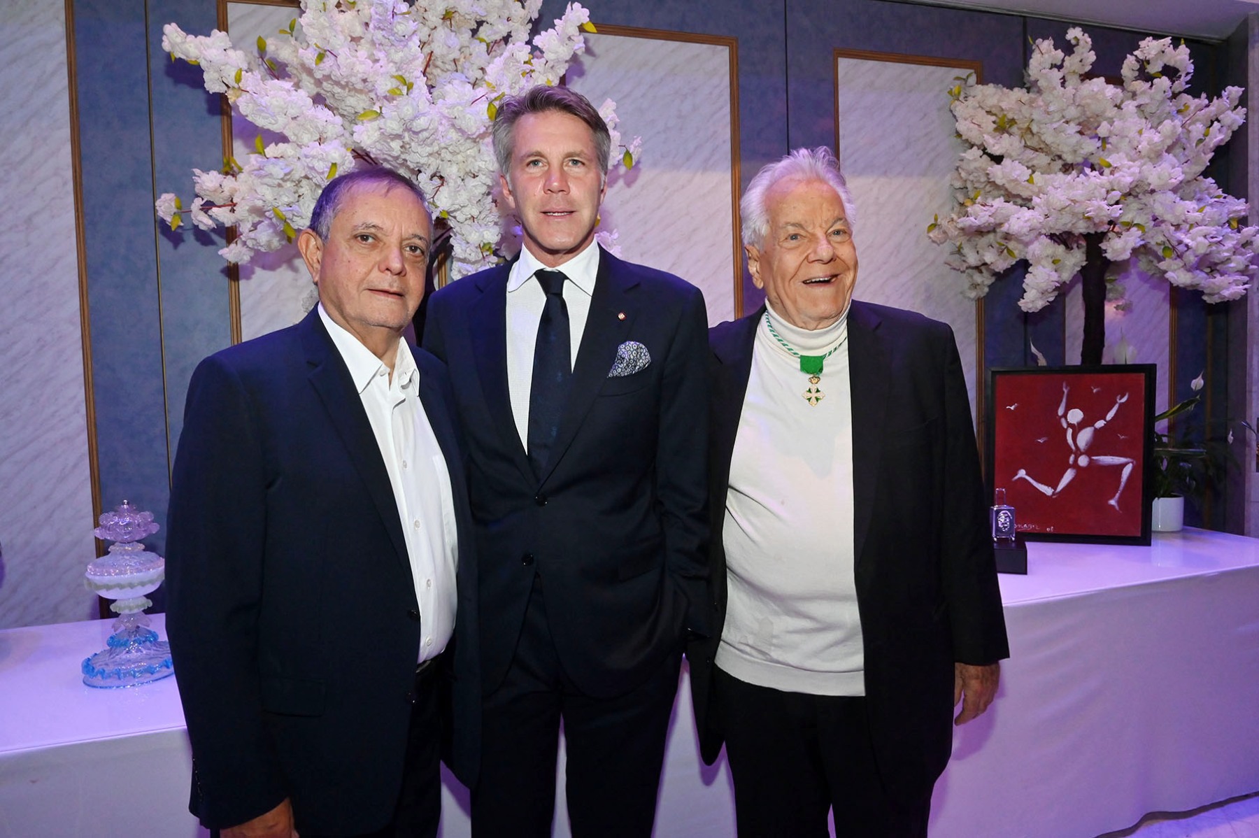 Emmanuel Philibert sandwiche entre Edouard Nahum et Massimo Gargia !!