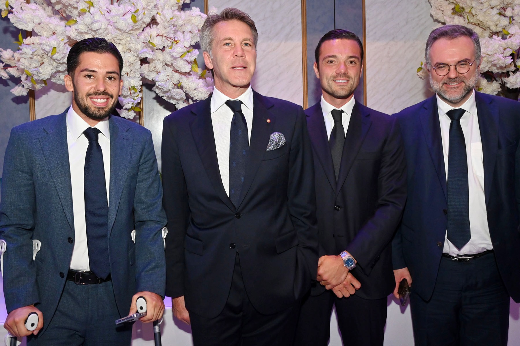 Men In Black : Brian Boniol, Prince Emmanuel Philibert of Savoie, GM and BHV CEO Frederic Martin et un invité