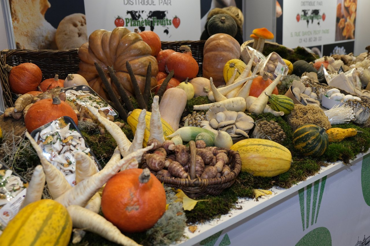Les légumes donnent des couleurs a l automne parisien.