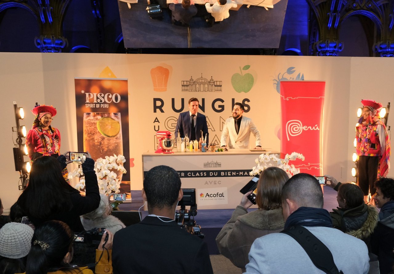 Le festival donne des master class tout le week end, ici le Pérou et son Pisco