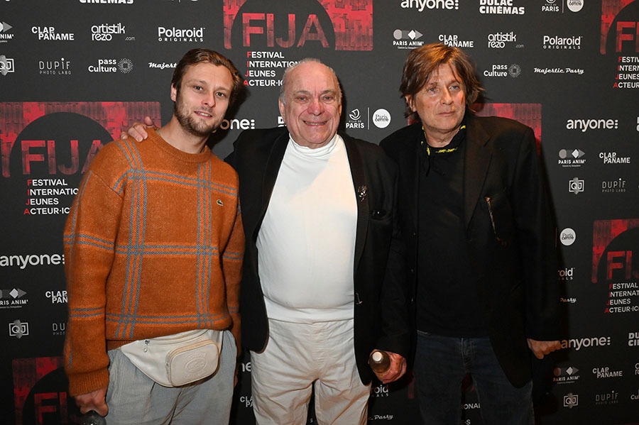 Rod Paradot, Jean Christophe Bouvet et Etienne Faure en mode mousquetaires du jury