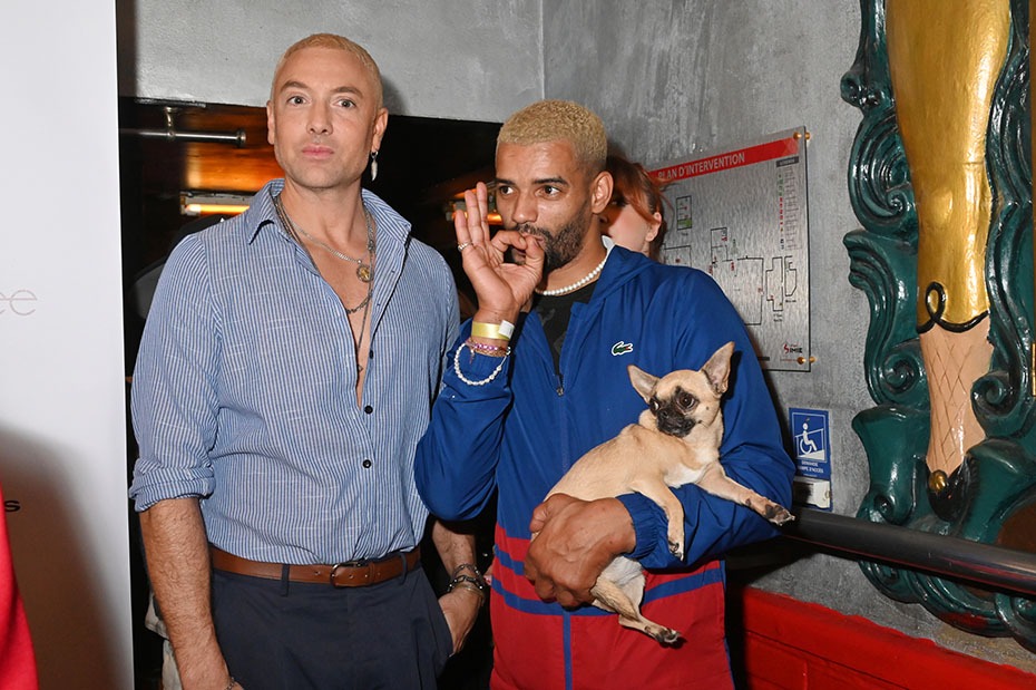 Maxime Dereymez et Brahim Zaibat Cabotinent durant les slows