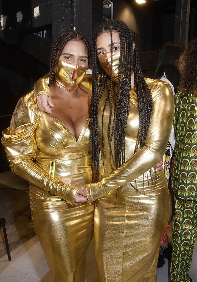 Naïma Dante and Djeneba Dante Les Goldfinger sisters