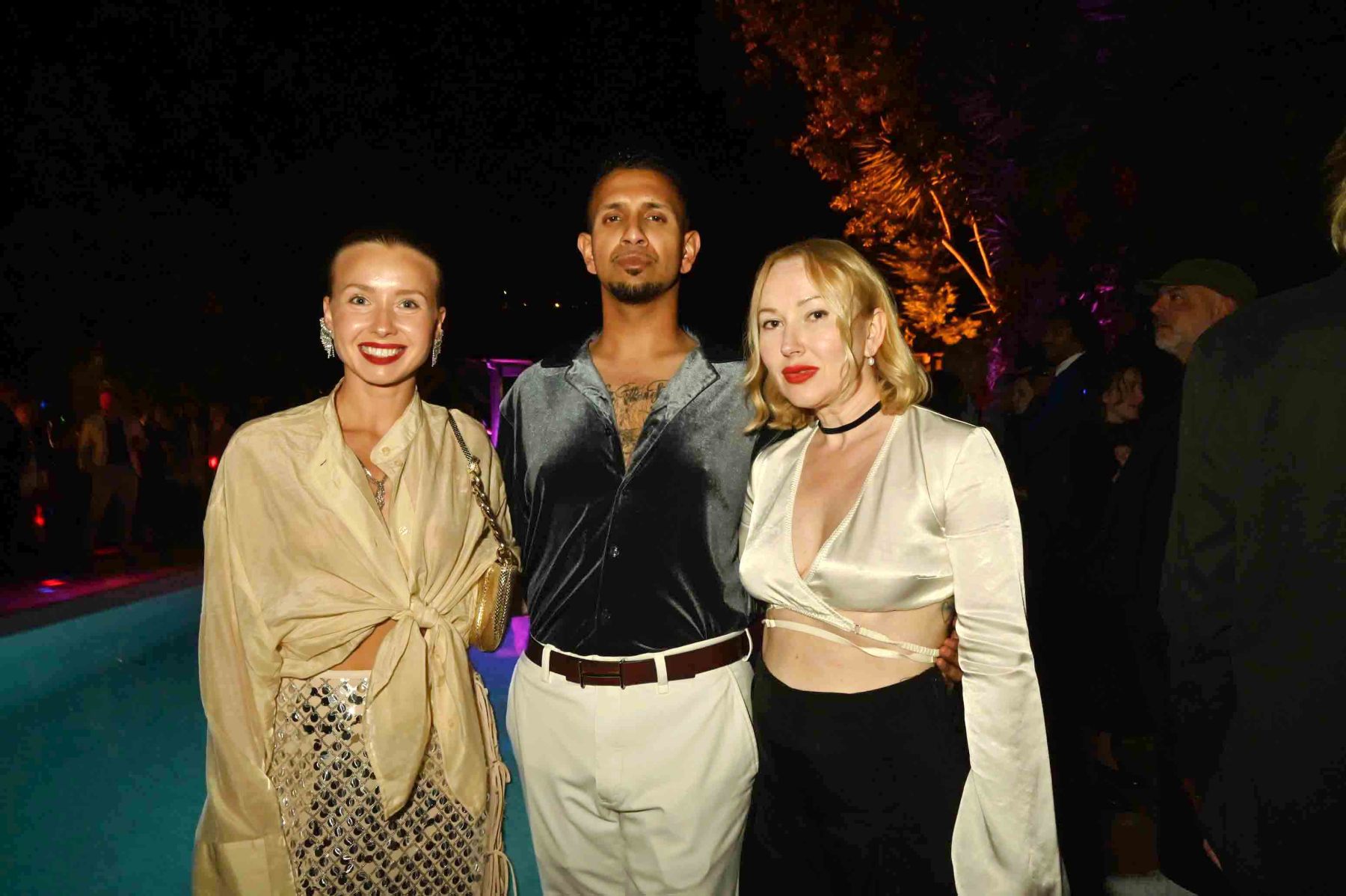 LA RAINFORREST PARTY à LAVILLA DES MINISTRES. Mariia Vynogradova, Hayder Rothschild Hoozeer
and Ksenia Bugrimova