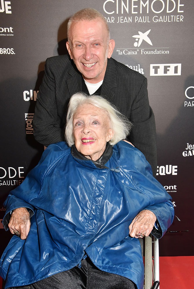 Jean Paul Gaultier adore Micheline Presle qui lui rappelle sa merveilleuse grand mere qui lui a tout appris