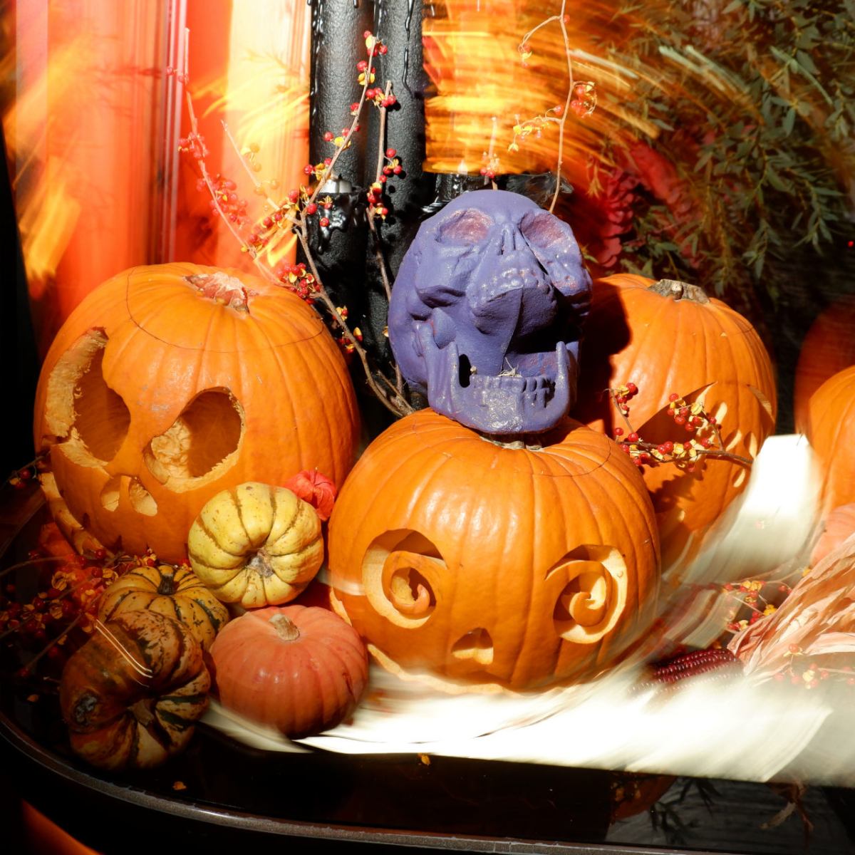 Ce soir le Bar du Plaza Athénée est aux couleurs d'Halloween