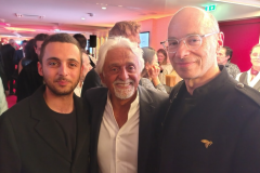 Patrick Partouche, son fils et Bernard Werber