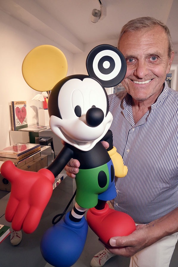 Jean Charles de Castelbajac et son Mickey Mouse Benettonent