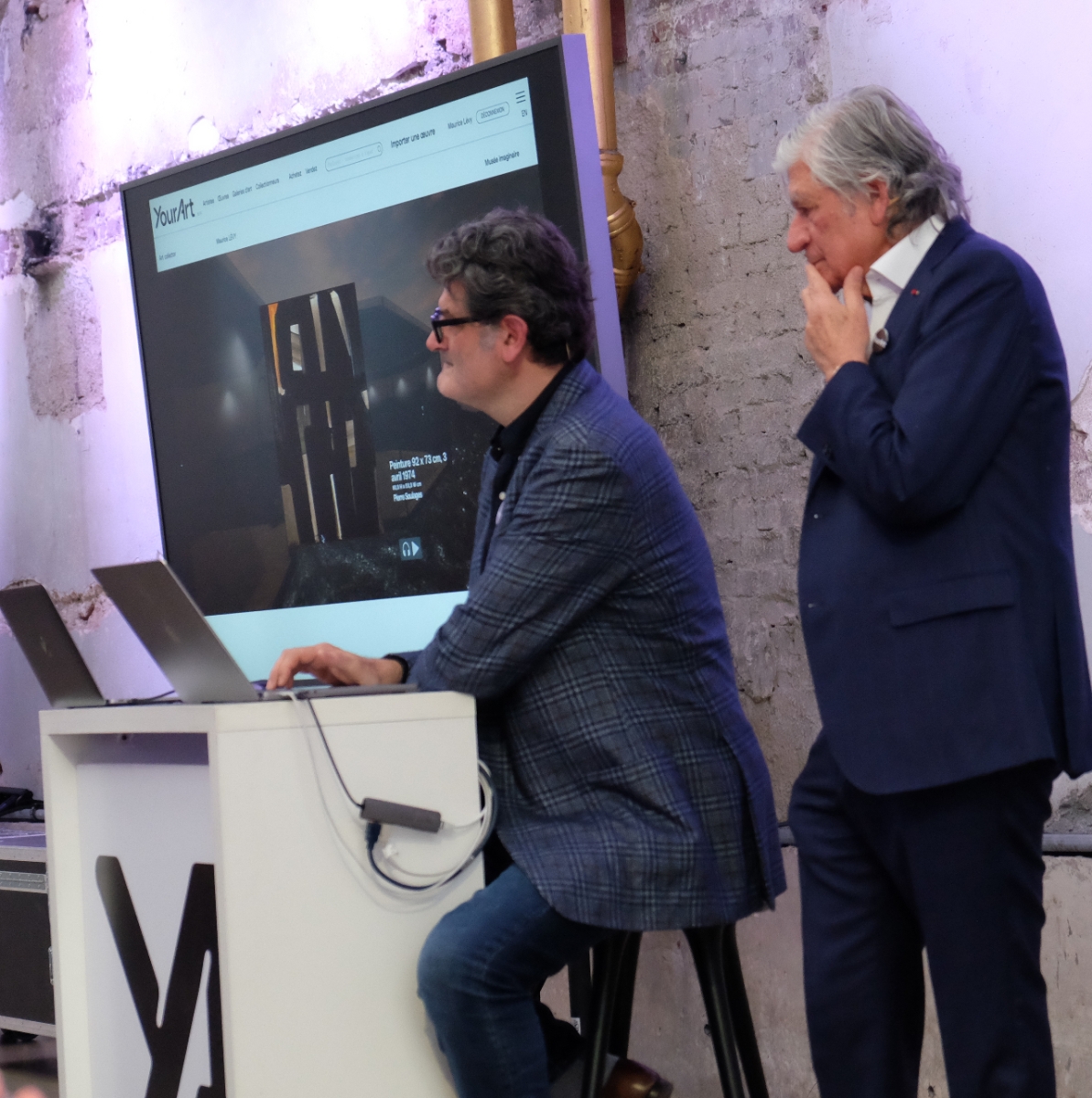 Stéphane et Maurice Lévy visitent leurs musées imaginaires sur Yourart