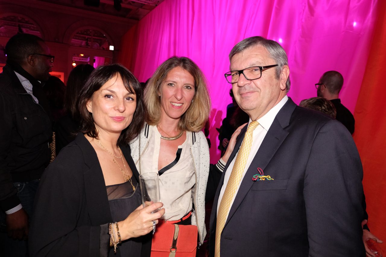 Philippe Savinel avec eugenie Martinez et Nathalie Vouillet