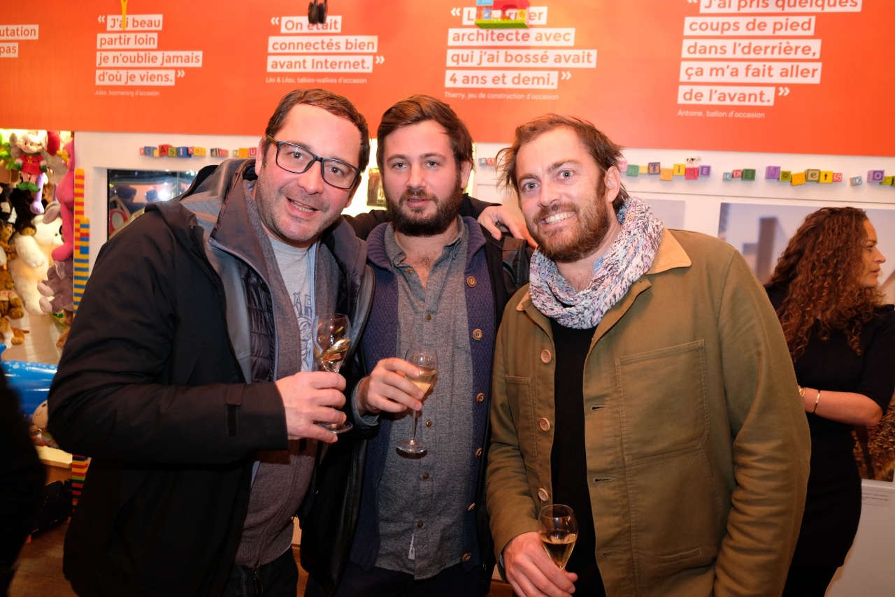 Olivier Marrioti avec Felicien Roller et Bertrand Mialet
