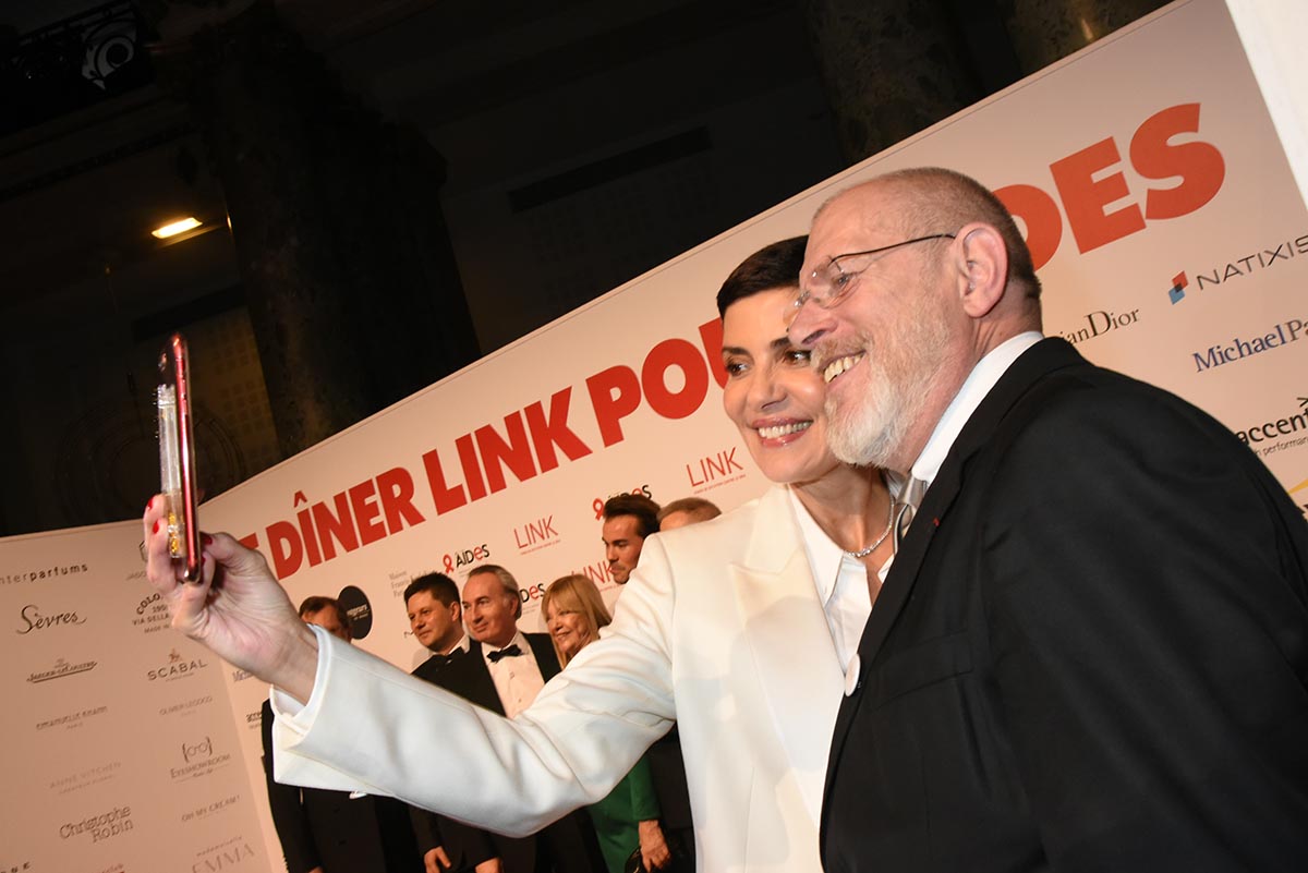 Cordula Un ptit selfie avec LINK vice president Donald Potard vaut mieux que jamais
