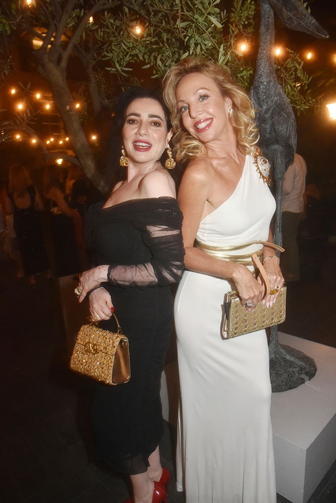 Chahrazad Rizk et Camilla de Bourbon Siciles aiment le cinéma en Black and White